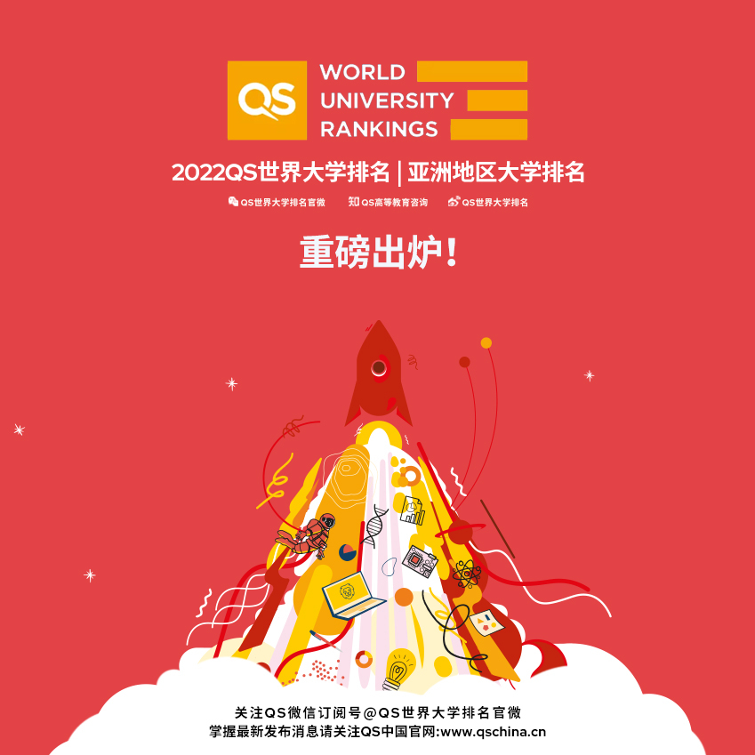 最新QS亚洲地区大学排名震撼出炉,中国大陆高校创历史新高
